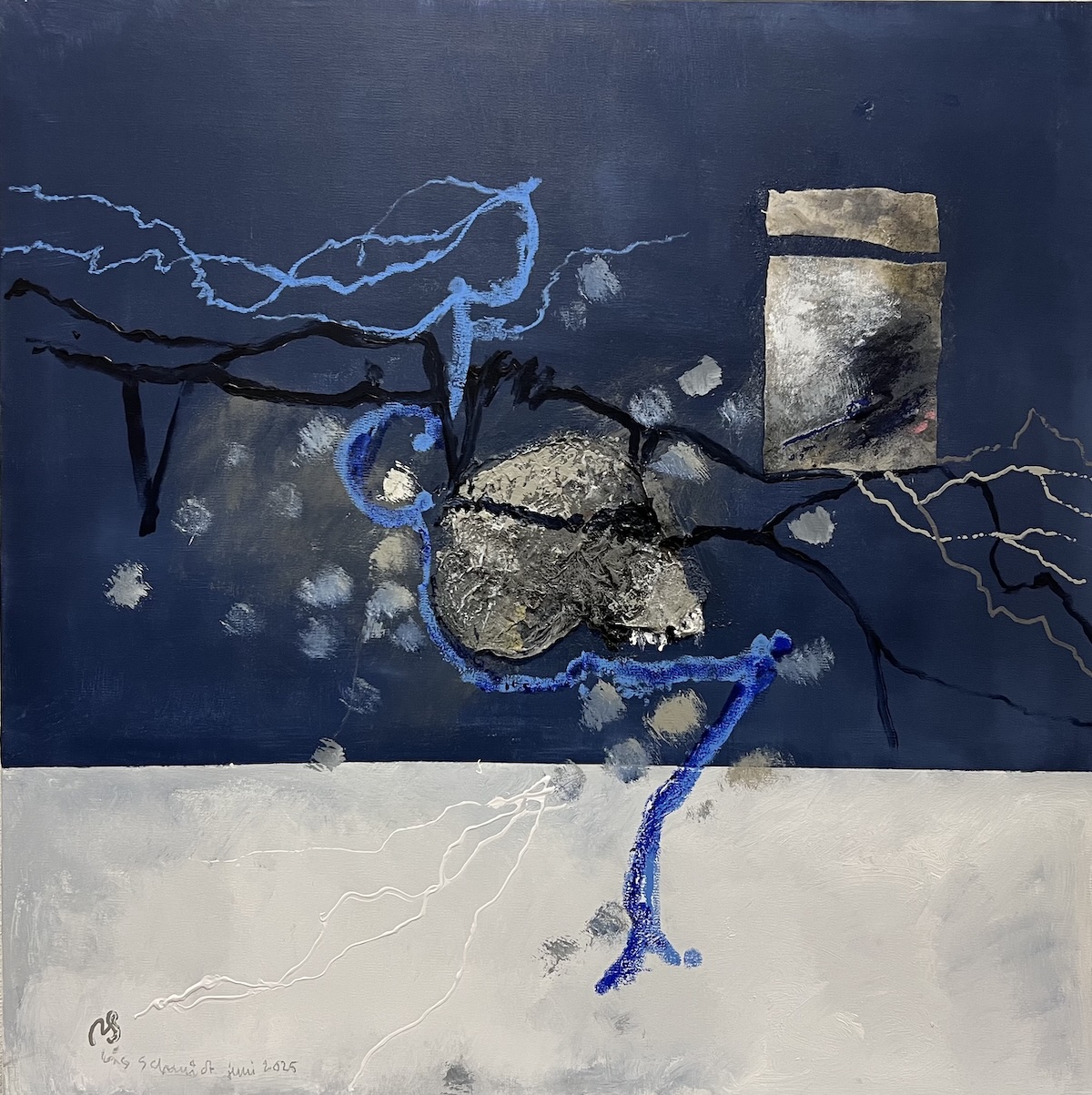 “Nye tider” 8/27. Maleri på lærred. 80 x 80 cm. IMG 9613