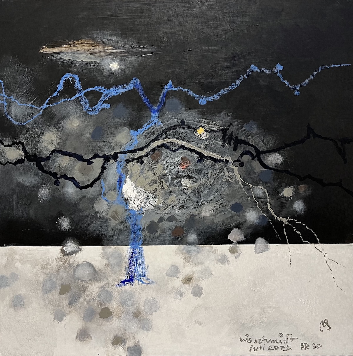 “Nye tider” 10/27. Maleri på lærred. 80 x 80 cm. IMG 9617