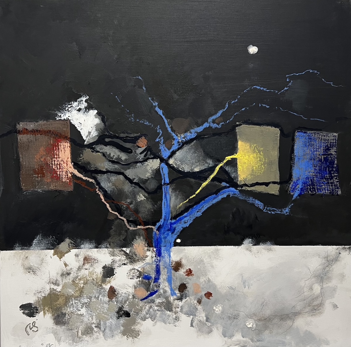 “Nye tider” 14/27. Maleri på lærred. 80 x 80 cm.. IMG 9626