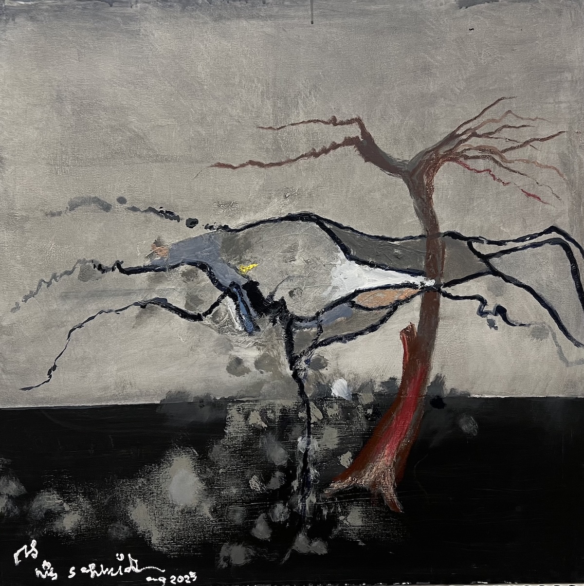 “Nye tider” 19/27. Maleri på lærred. 80 x 80 cm. IMG 9647