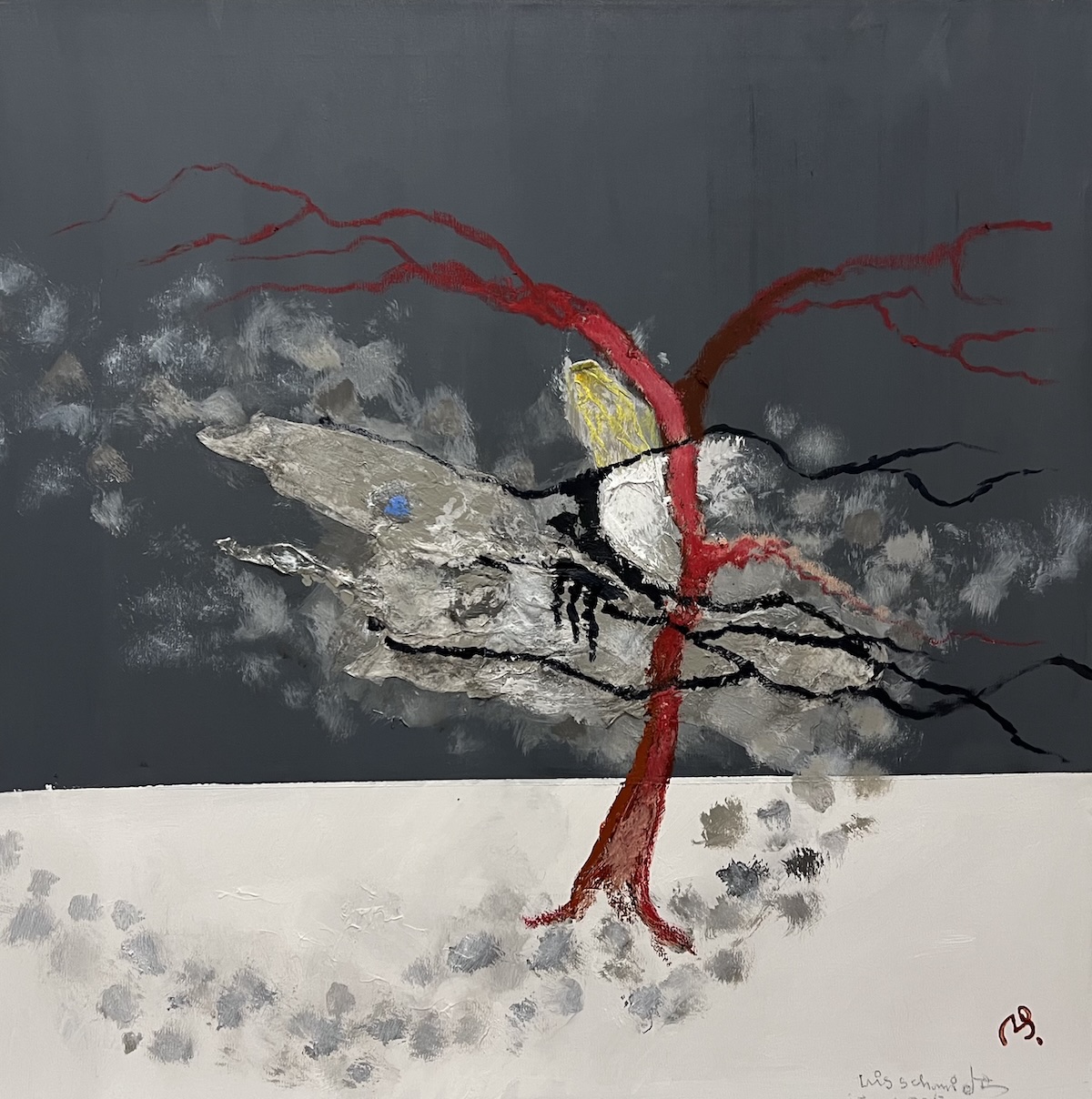 “Nye tider” 20/27. Maleri på lærred. 80 x 80 cm. IMG 9652