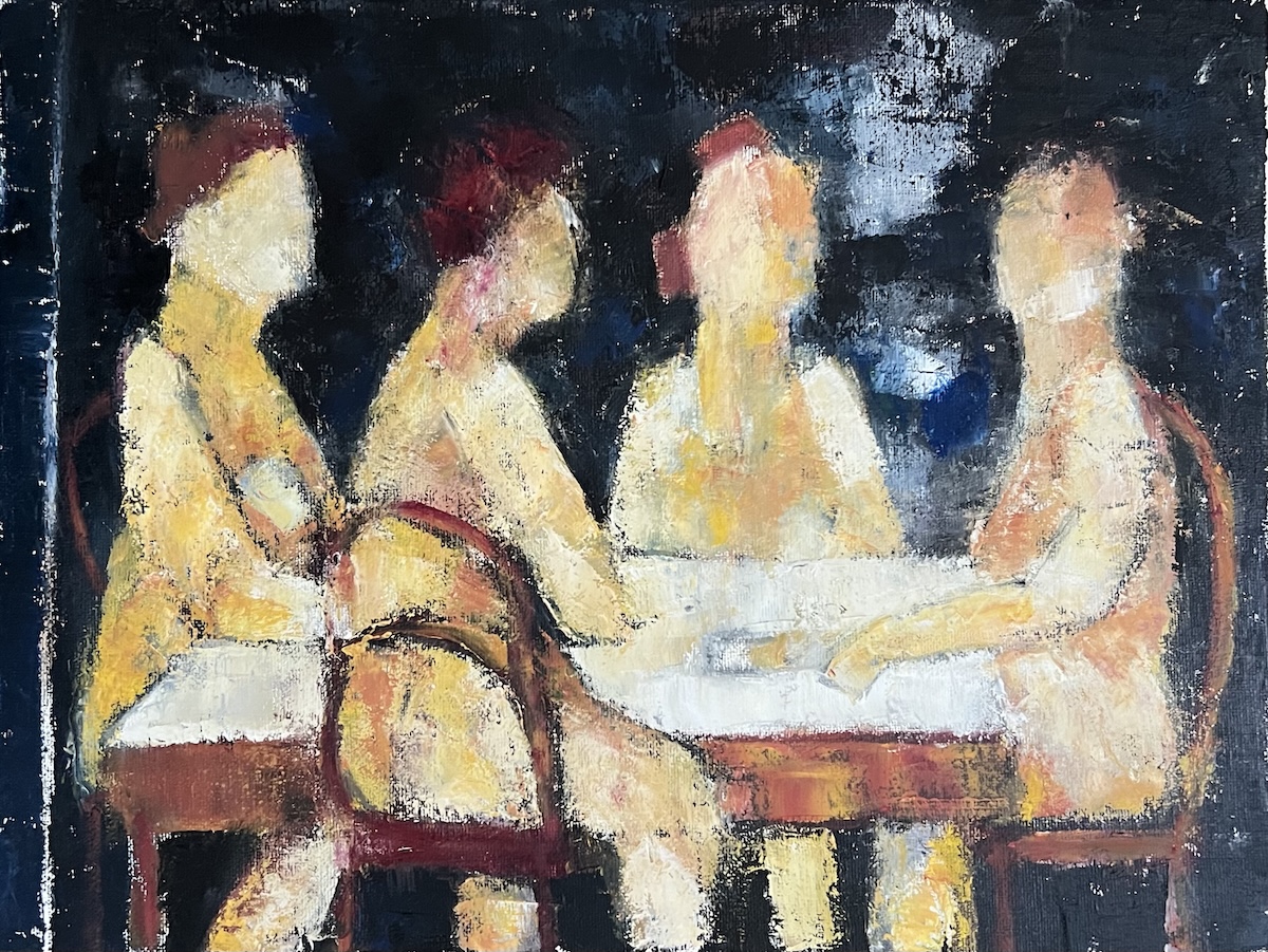 “Lomber”. Maleri på lærred / Paint on canvas. 30 x 40 cm.